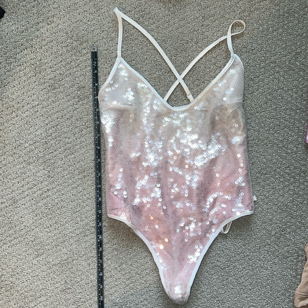 Victorias Secret Sequin Bodysuit